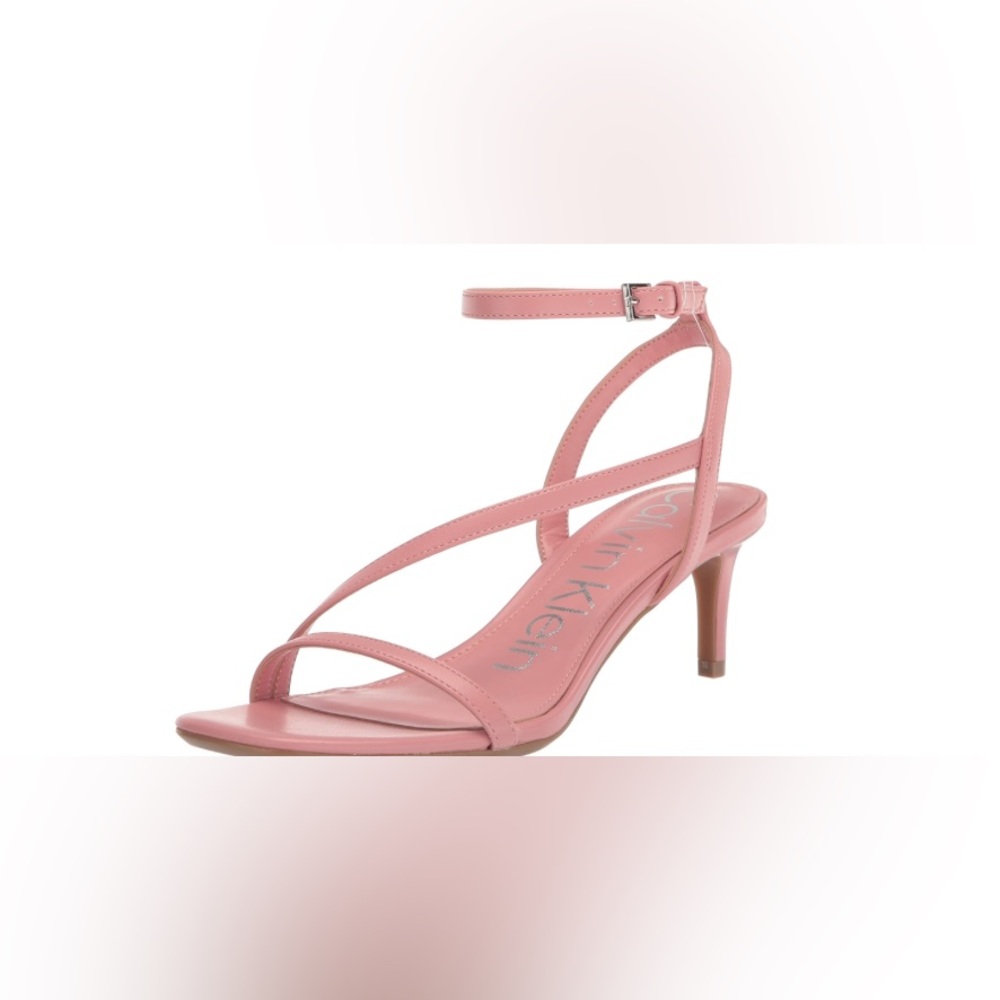 Like New Calvin Klein Suede Dark Pink High Heels Style KCLALAH2. - Picture 3 of 17